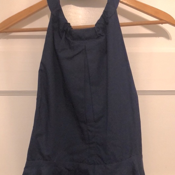 ACE Emily Halter Backless Dress NWOT Navy Blue Size 6 - Picture 8 of 10